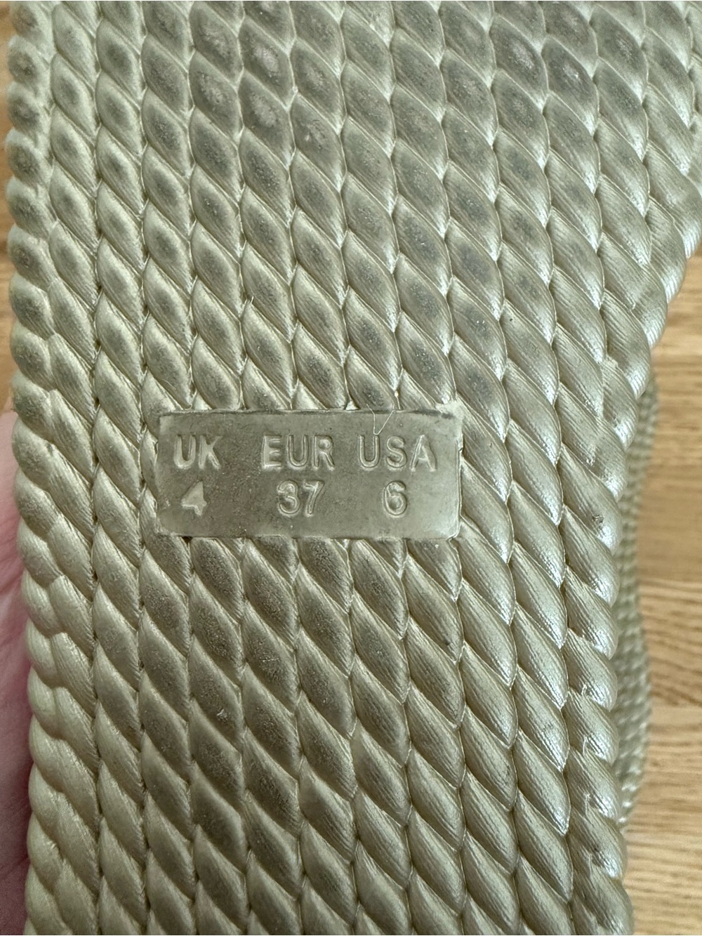 ASOS Beige Twisted Rope Slide Sandals - Picture 4 of 5